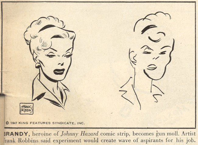 Brandy, from <i>Johnny Hazard</i>