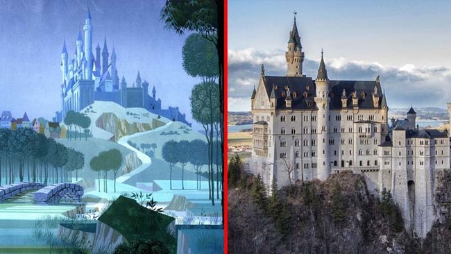 9.) The castle in Sleeping Beauty was based on Neuschwanstein Castle.