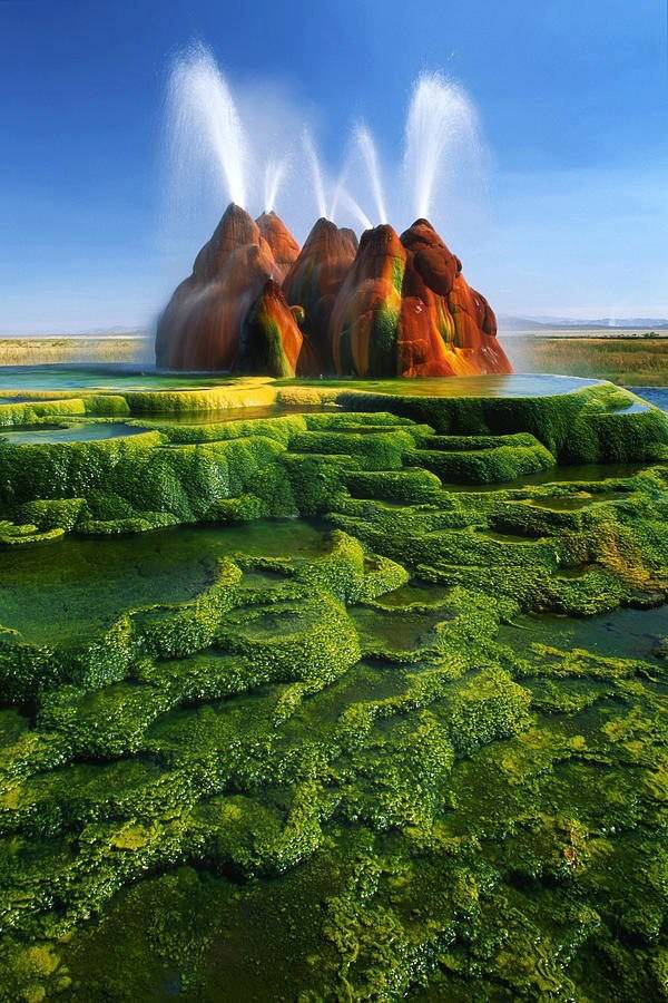 Fly Geyser, Nevada, USA