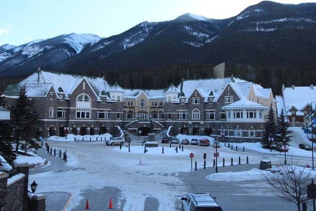 1.) Alberta, Canada - Banff Springs Hotel.