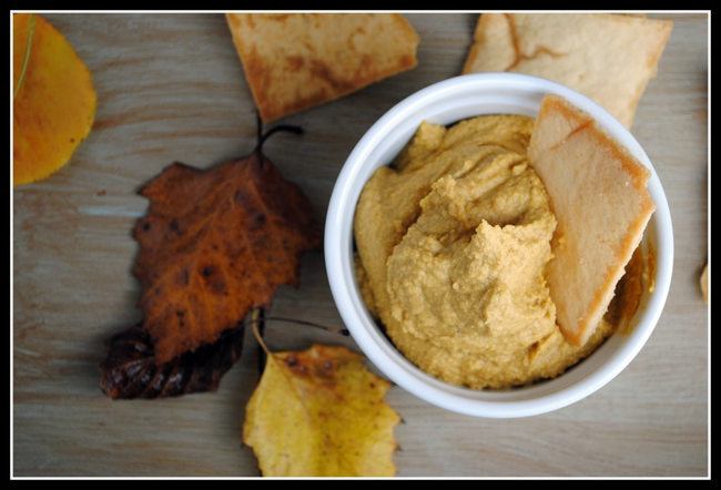 2.) <a href="https://preventionrd.com/2011/11/pumpkin-spice-hummus/">Pumpkin Spice Hummus</a>