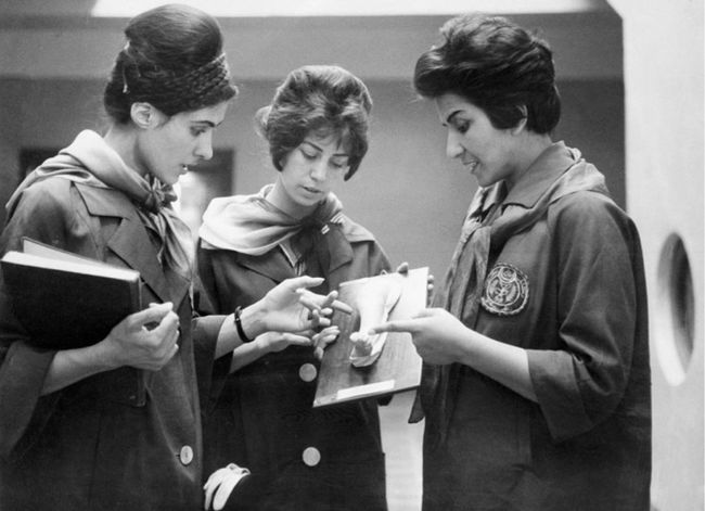 18.) Afghan women studying medicine in 1962.