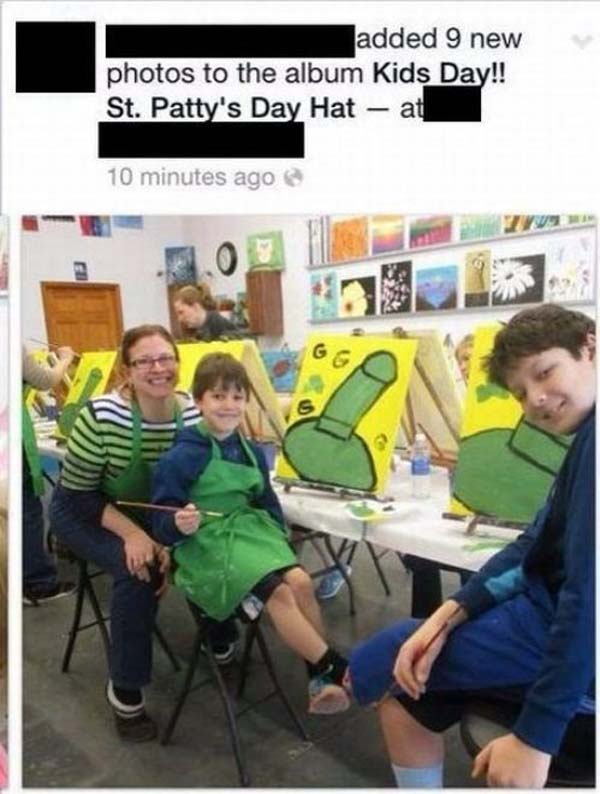 2.) This teacher had no idea what those "hats" looked like.