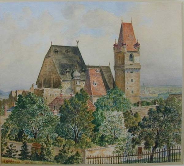 “Schloss u. Kirche Perchtoldsdorf”