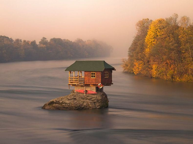 1. House Balancing on a Rock - Serbia