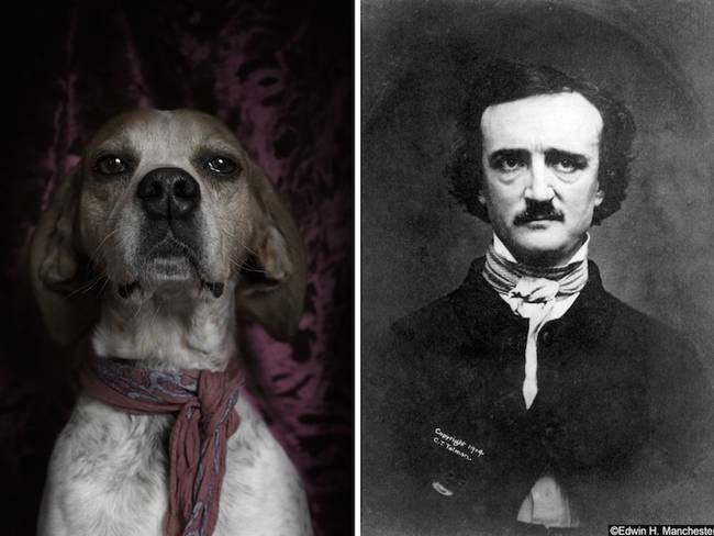 Blue and Edgar Allan Poe