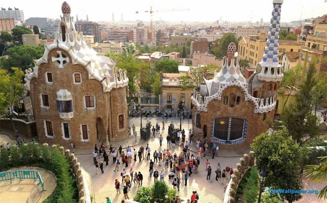 Guell Park, Barcelona, Spain