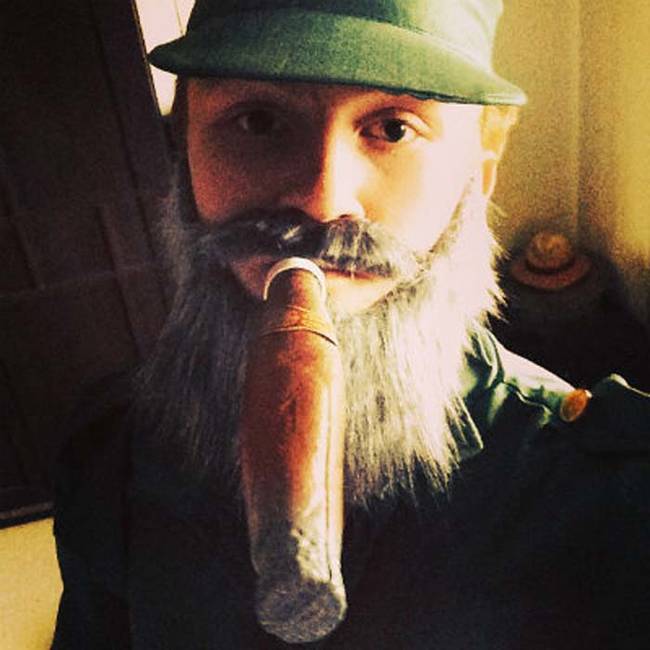 Fidel Castro. Dictators make the best Halloween costumes, apparently.