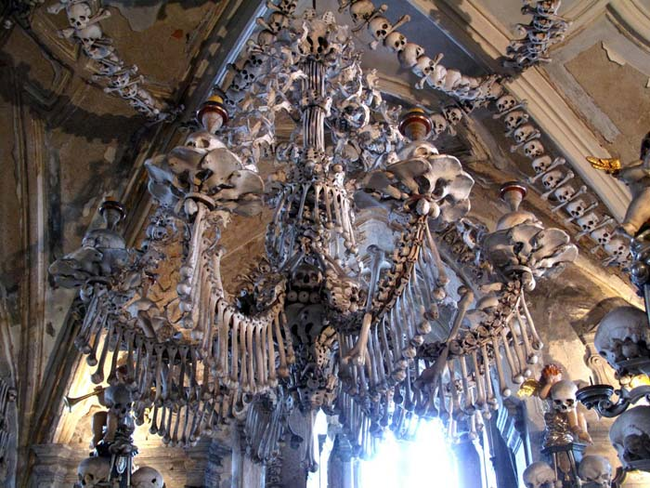 Surprisingly the church of bones, as some call it, is not haunted.