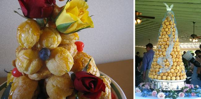 11.) Croquembouche Sky High Cake: France