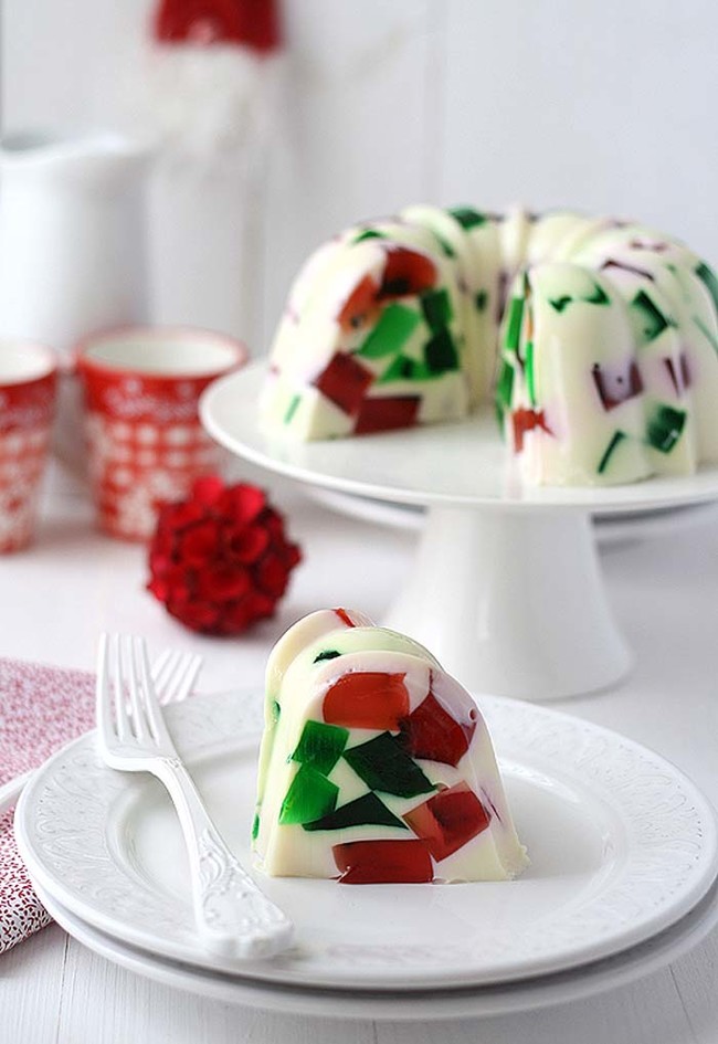 Colorful Christmas Jell-O