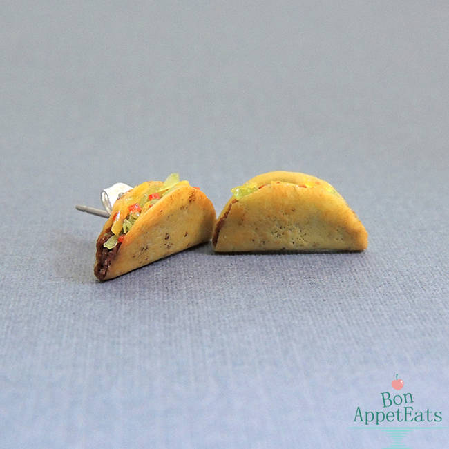 Taco earrings