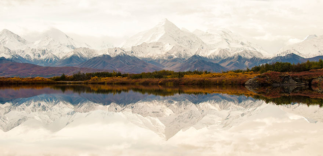 10.) These snow-capped peaks.