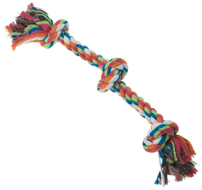 11.) If your dog doesn't like having its teeth brushed, put some canine toothpaste on their favorite rope toy.