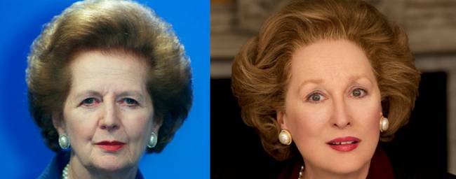 Meryl Streep as Margaret Thatcher in <i>The Iron Lady</i>