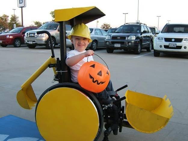 Caleb's first Halloween costume, age 3.