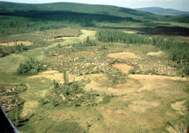 9.) Tunguska, Russia.