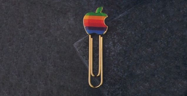 5.) Apple Paper Clip