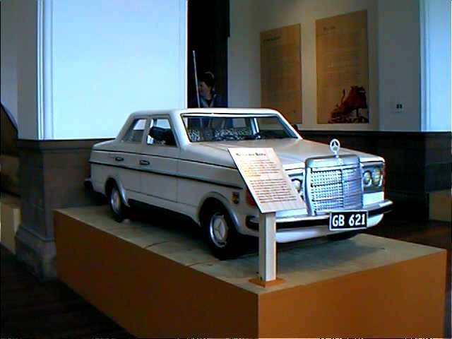 Mercedes Benz coffin.