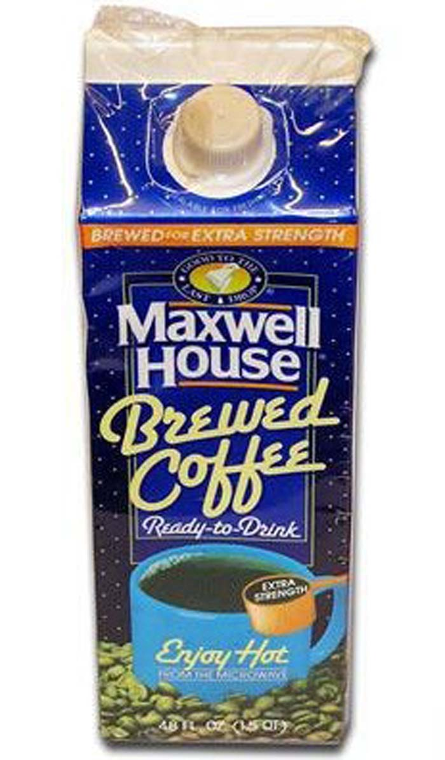 7.) Maxwell House Ready To Drink Coffee.