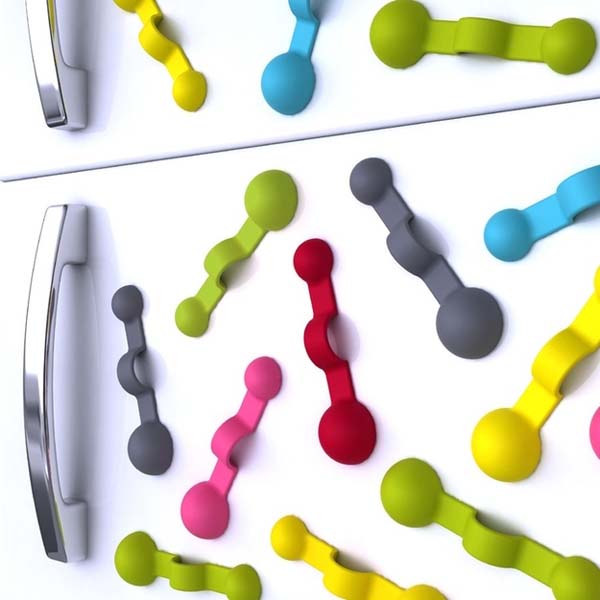 16.) Magnetic measuring spoons stick on your fridge so you'll never lose them.