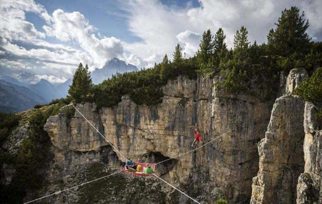 Nothing like having to tight rope walk in order to hang out with your friends.