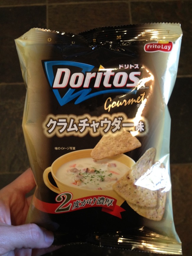 4.) Japan loves its weird flavors. Clam Chowder Flavored Doritos? That takes the cake (or clam).