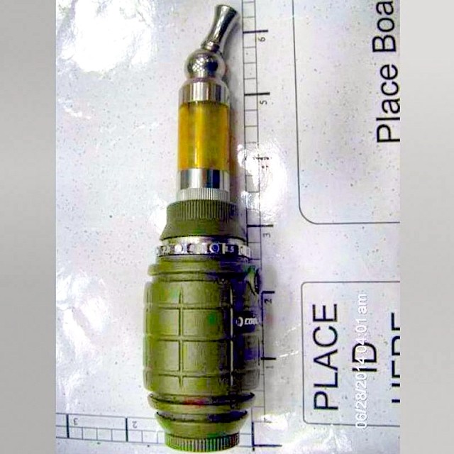 22. This is a prop grenade inhaler. How is this a good idea?