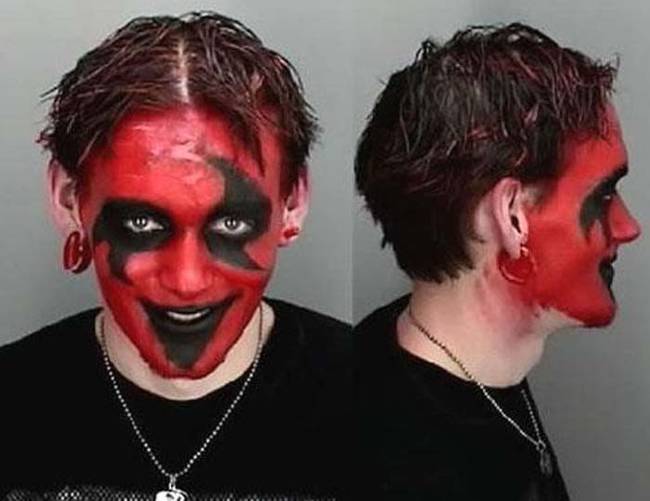 I hope that's just facepaint.