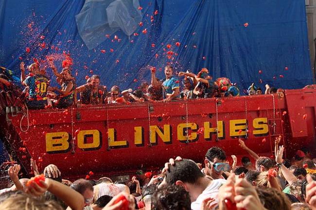 2.) La Tomatina.