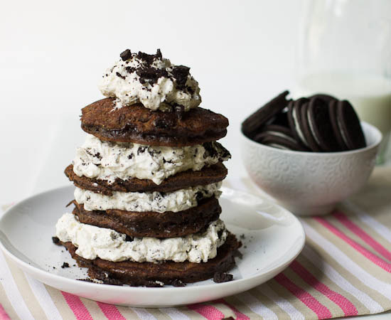 19.) <a href="https://spicysouthernkitchen.com/double-stuff-oreo-pancakes/" target="_blank">Double Stuff Oreo Pancakes</a>