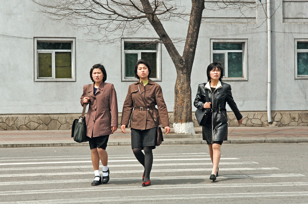 2.) City Street, North Korea