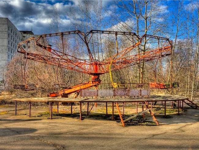 Pripyat Amusement Park: Located in Pripyat, Ukraine, this park was abandoned in 1986 after the nuclear disaster at Chernobyl, only a few kilometers away. Riddled with dangerous radiation, this park was opened and closed on the same date - only a day after the Chernobyl disaster.