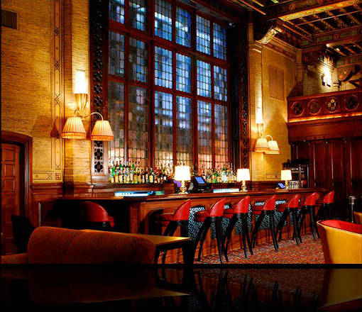 8.) The Campbell Apartment - Located at 15 Vanderbilt Avenue, this lounge, according to employees, is haunted by a strange presence, with ghosts of past patrons appearing for a late night cocktail after closing.