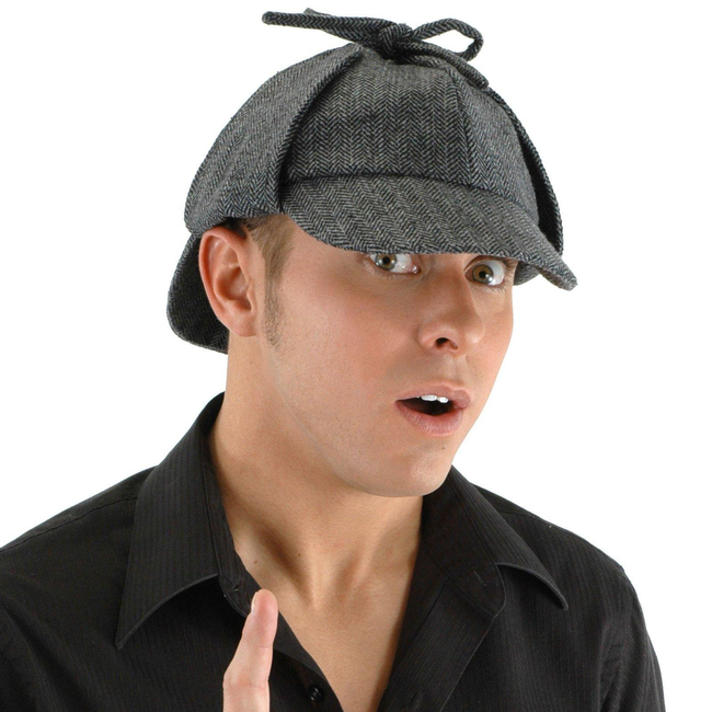 9.) Sherlock Homes hats for when you're out investigating the whereabout of that late night snack you desire.