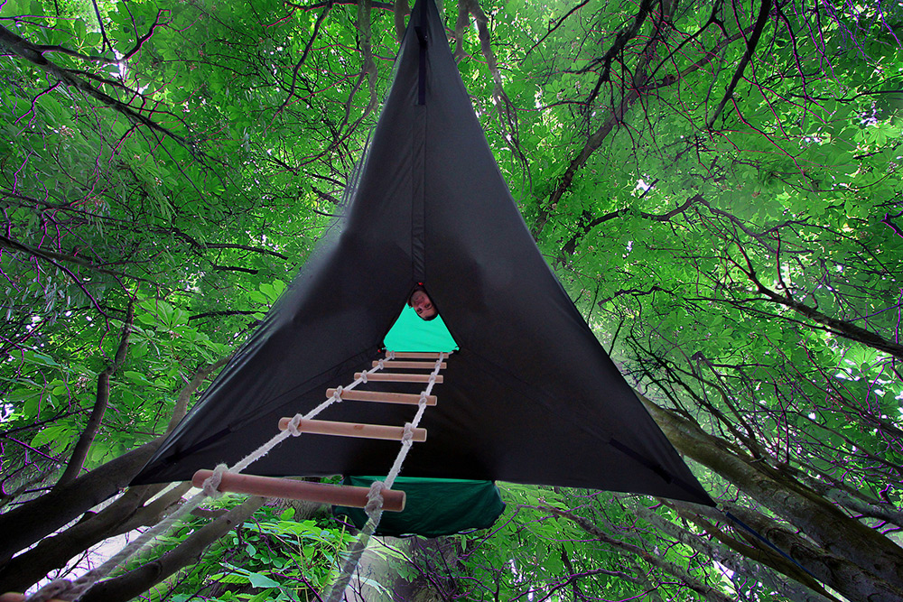 You can even attach a rope ladder! No wonder it’s they're calling it a portable treehouse.