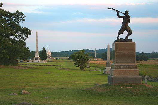 1.) The Gettysburg Battlefield (Gettysburg, Pennsylvania) - The site where between 46,000 to 51,000 men died while fighting in American Civil War. Sights and sounds of soldiers marching and cannonballs firing have been reported.