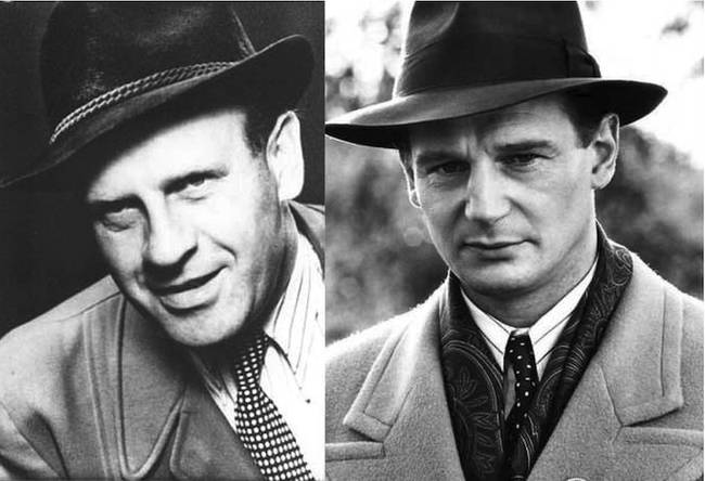 Liam Neeson as Oskar Schindler in <i>Schindler's List</i>