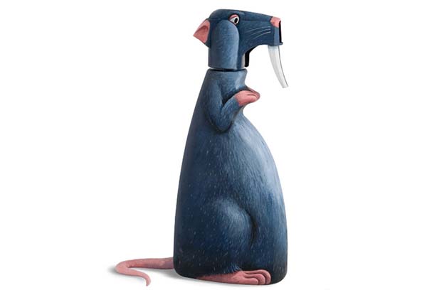 This rat used to be a spray bottle.