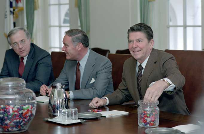 The Gipper LOVED jelly-beans.