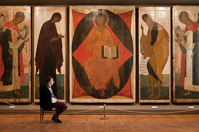 Rublev and Daniil’s The Deesis Tier, State Tretyakov Gallery