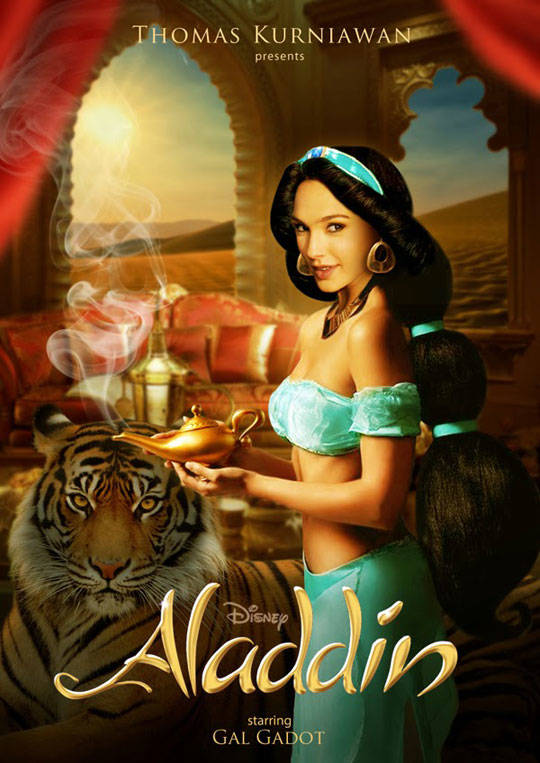 Gal Gadot as <i>Aladdin's</i> Princess Jasmine