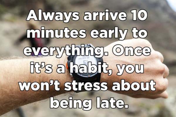 12.) It's a good habit to have.