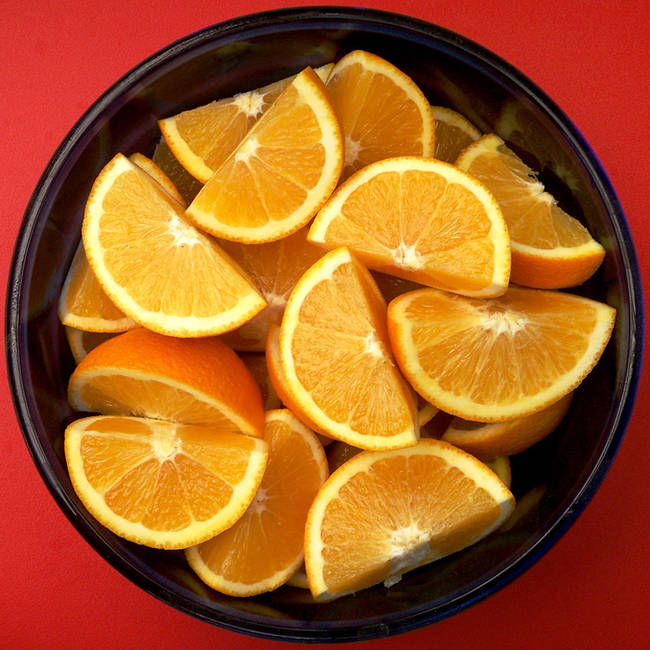 2.) California: It is against the law to eat oranges in the bathtub.