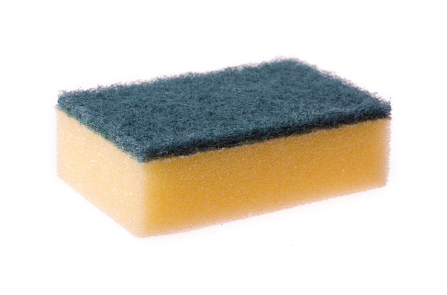 2.) Kitchen Sponges