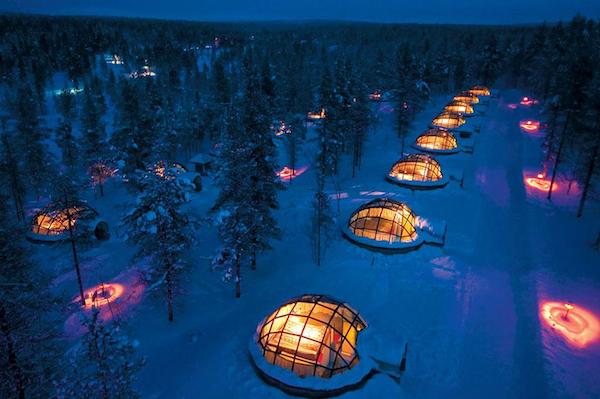 Hotel Kakslauttanen, Finland.