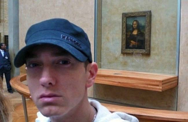 Eminem and Mona Lisa