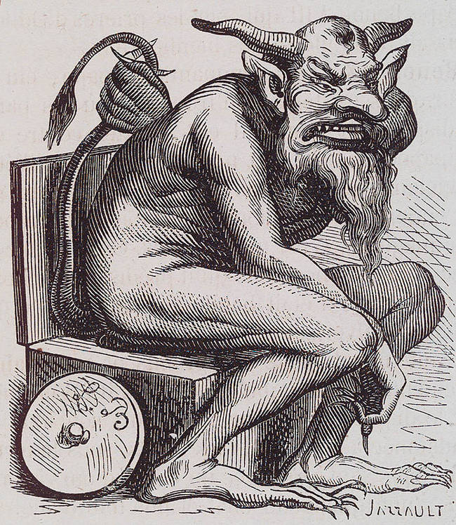 The Christian demon, Belphegor, is one of the seven princes of hell is often associated with orgies and general debauchery. His favorite number is 1000000000000066600000000000001 and he is Hell's ambassador to France, oddly enough.