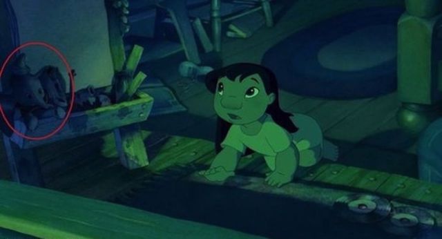 Lilo & Stitch - don't miss the Dumbo toy sitting there.