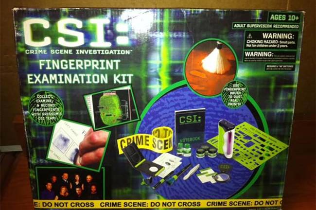 3.) CSI: Fingerprint Examination Kit.